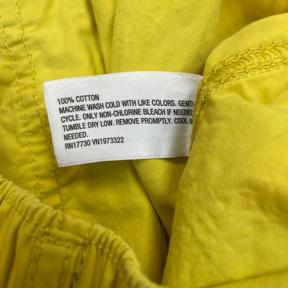 Wild Fable Women's Mid Rise Wide Leg Relaxed Cargo Pants Yellow Size XS - Picture 5 of 6